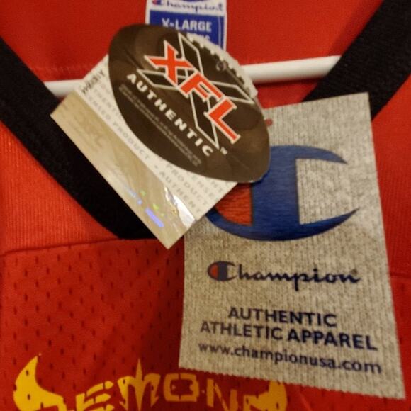 San Francisco Demons #1 XFL Vintage Jersey Size  48 XL - Picture 3 of 11
